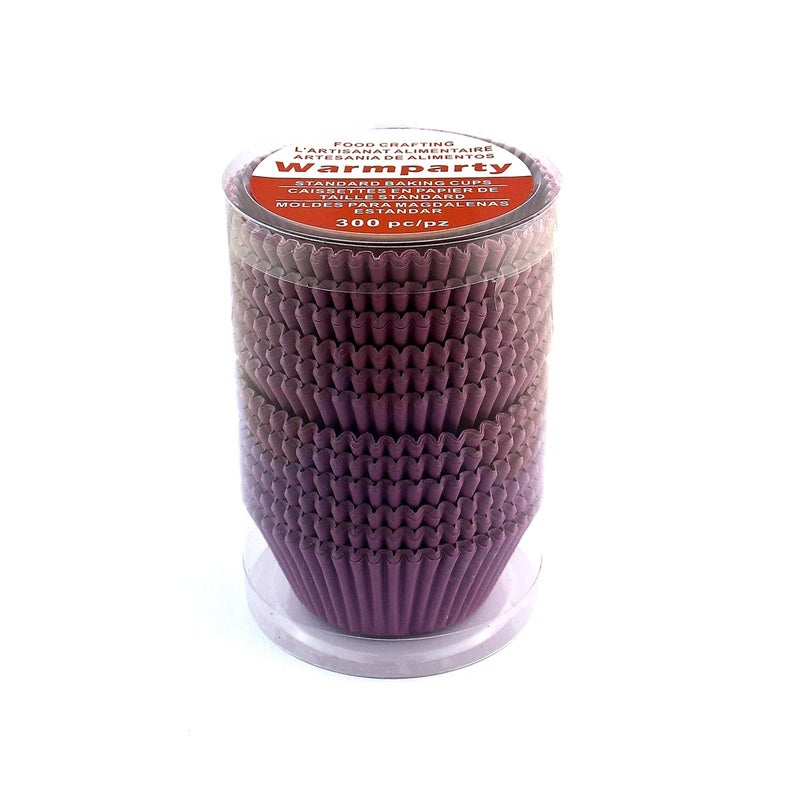 Warm party Warmparty Baking Cups Cupcake Liners, Standard Sized, 300 Count (Purple) - Image 4